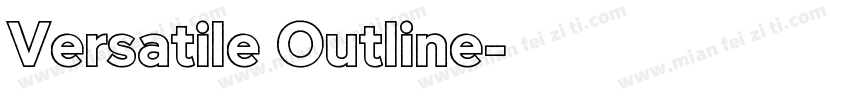 Versatile Outline字体转换